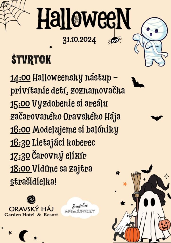 Halloween program Oravský Háj 2024_1