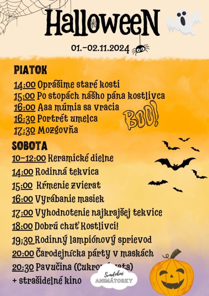 Halloween program Oravský Háj 2024_2